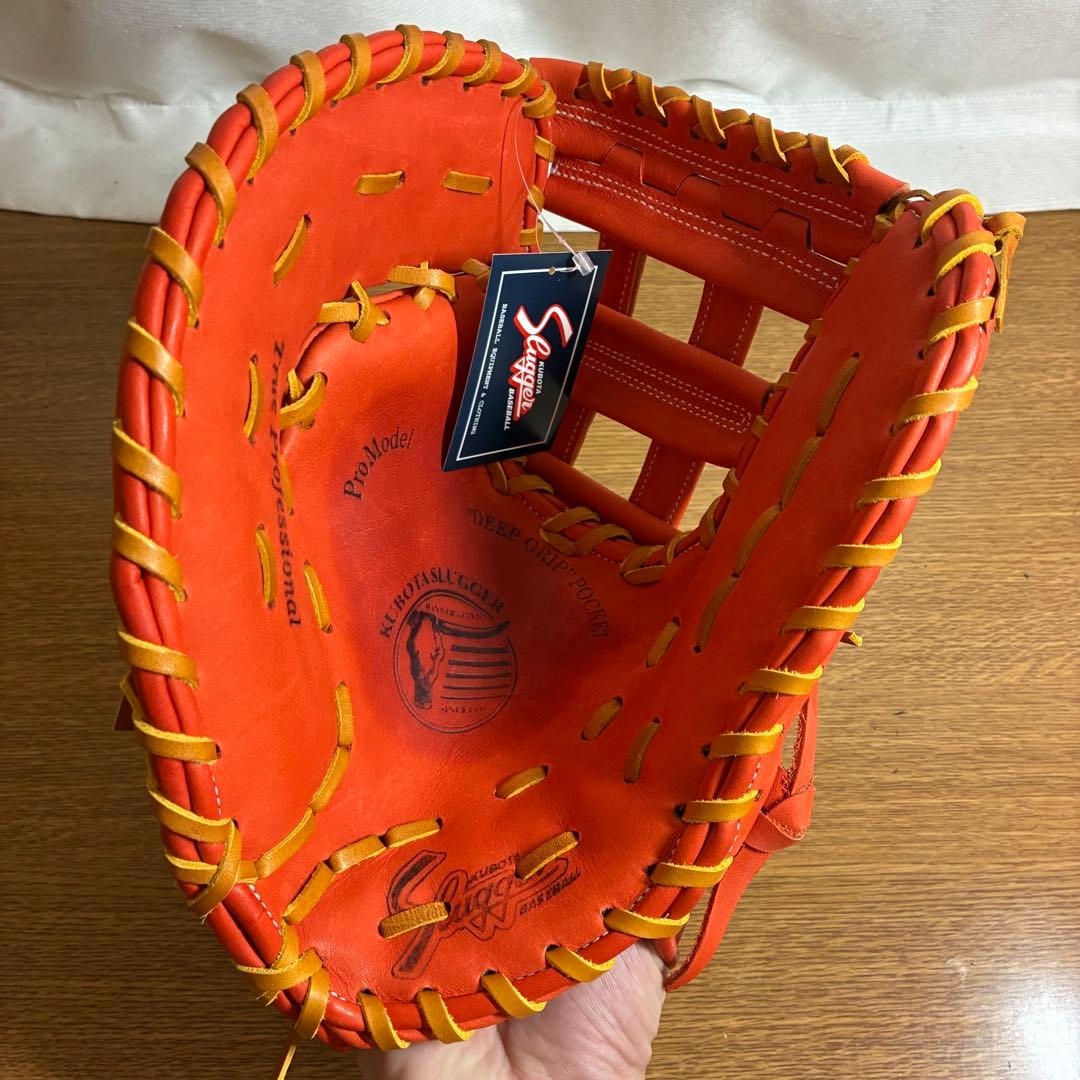 久保田スラッガー 一般軟式 ファーストミット 極美品 未使用 新品 左投げ