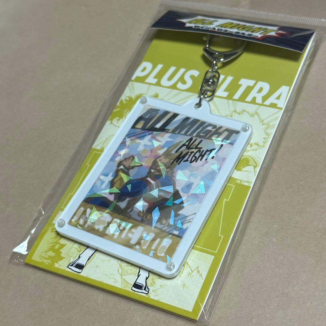 僕のヒーローアカデミア オールマイトのサイン入りキーホルダー 爆豪勝己 ヒロアカ