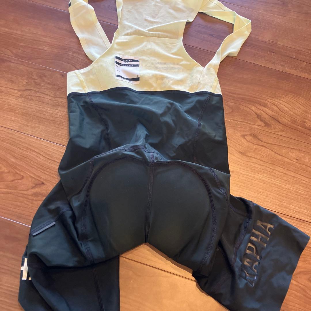RAPHA ラファ　プロチームビブショーツ グリーン　メンズSサイズ