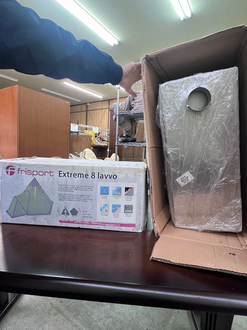 薪ストーブ付！テントfrisport Extreme8 lavvo レアテント