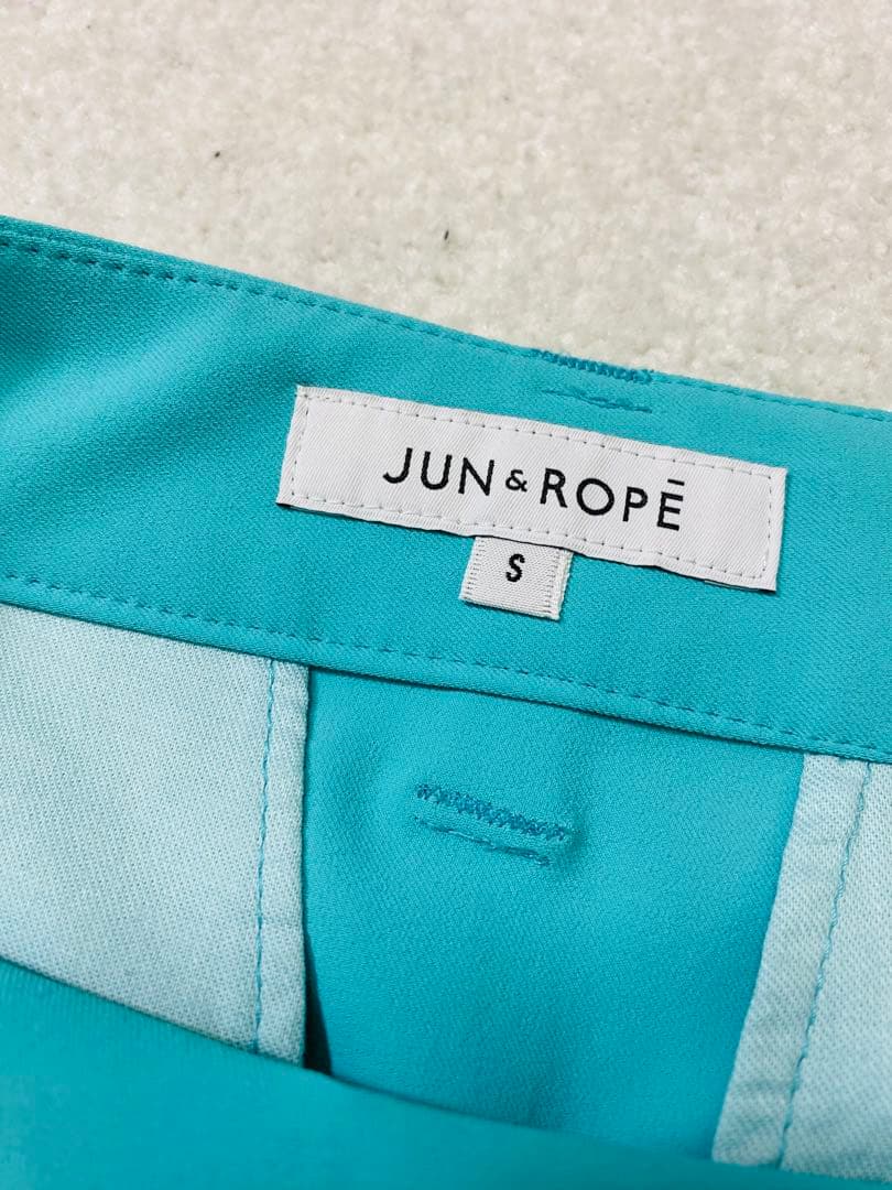 【極美品】JUN&ROPE ティファニーブルー ミニスカート