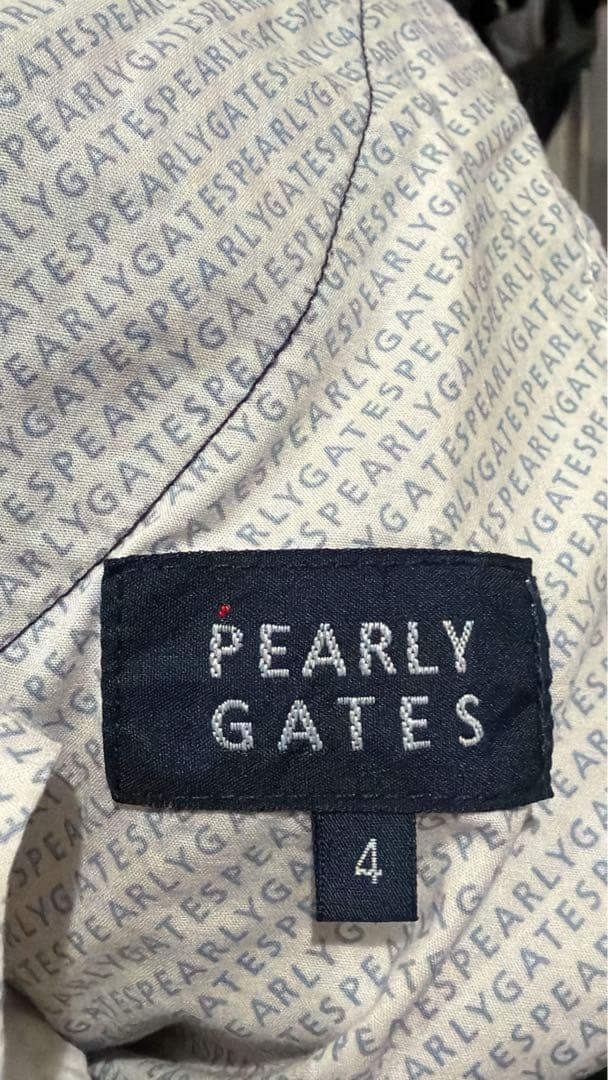 美品PEARLY GATES ゴルフパンツ サイズ4 ダークグレー