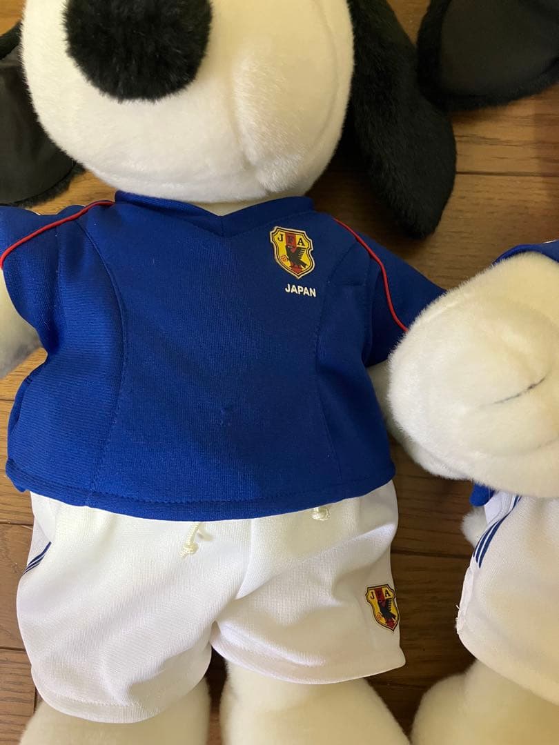 スヌーピー 日本代表 サッカーぬいぐるみ 2体セット