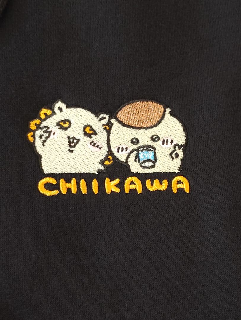 ちいかわ　くりまんじゅう シーサー ジップパーカー 刺繍　Mサイズ