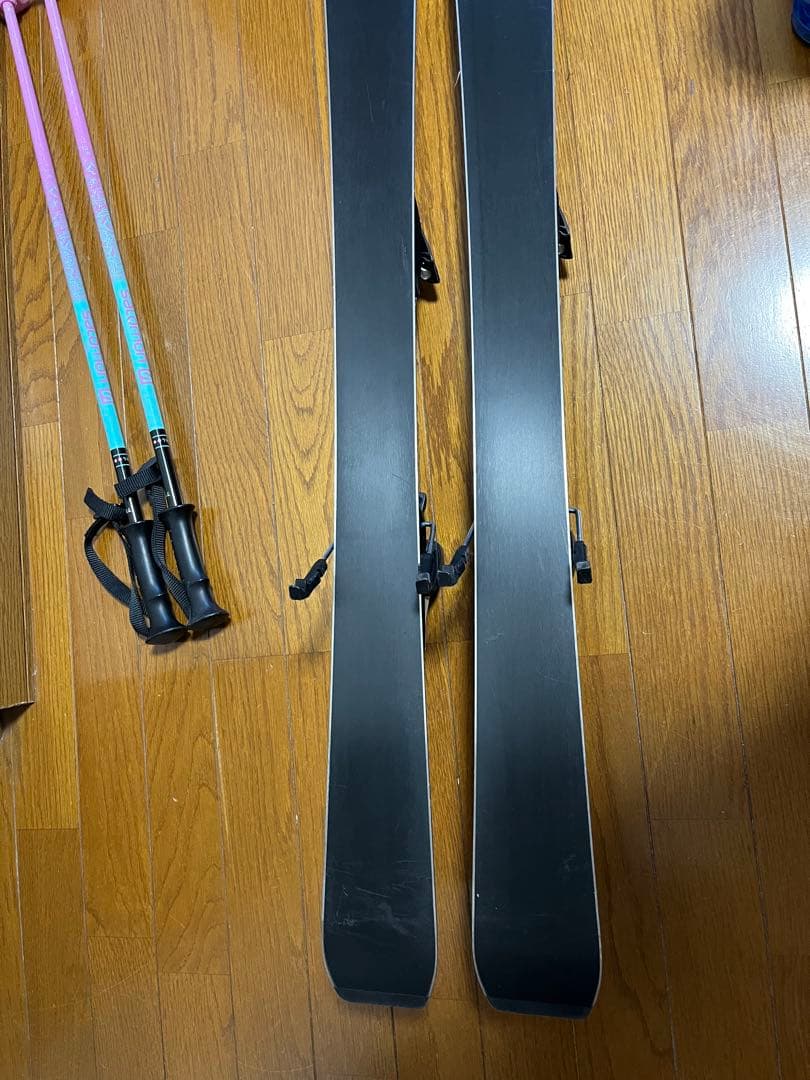 Salomon 板　ブーツ　ストック　スキーセット