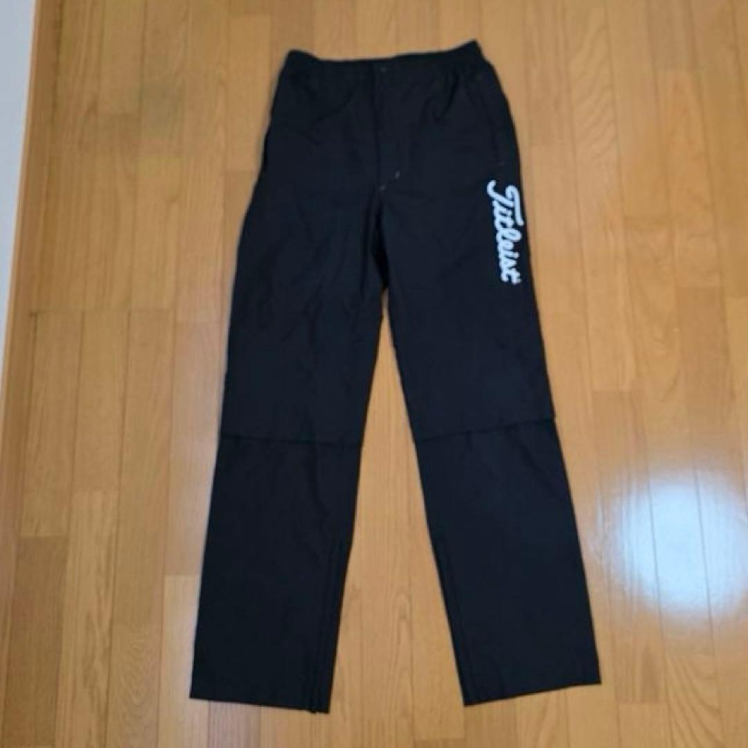 【美品】Titleist レインウェア セットアップ ホワイト/ブラックM