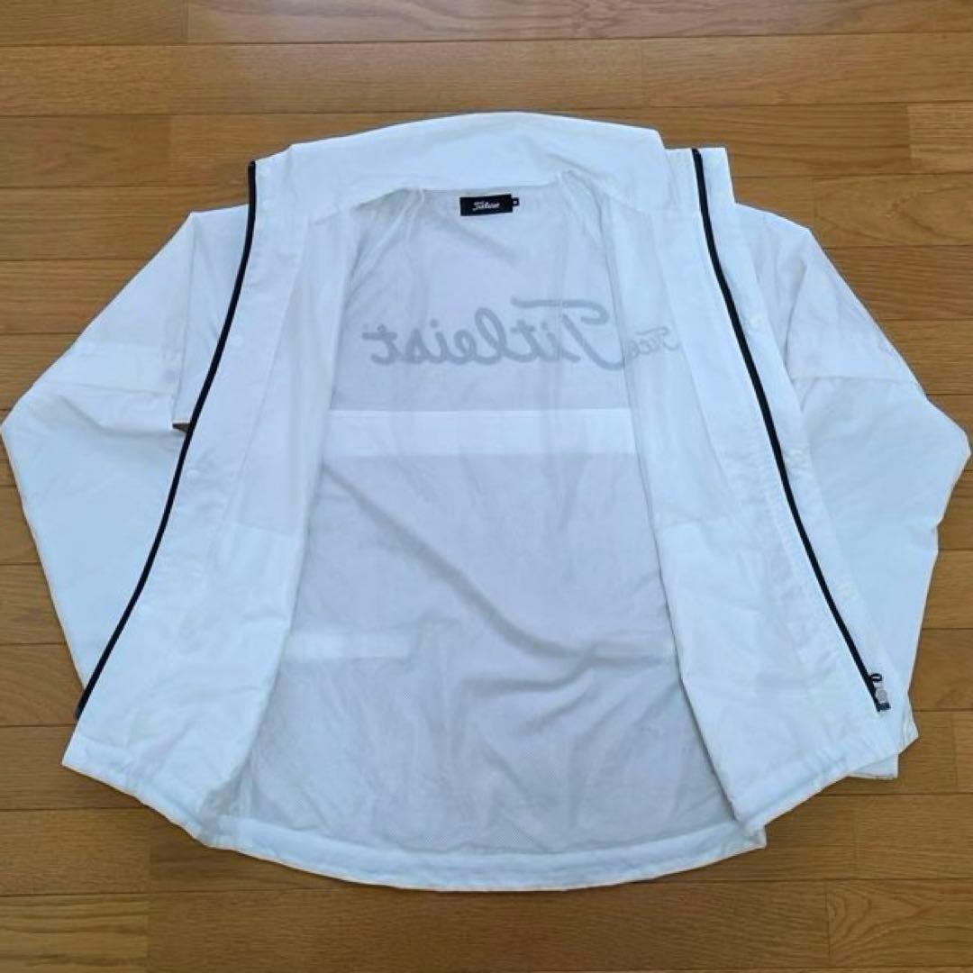 【美品】Titleist レインウェア セットアップ ホワイト/ブラックM