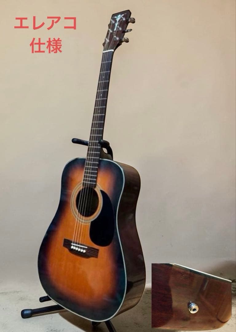 【エレアコカスタム 即戦力】Aria ADW-200BS 低弦高 ソフトケース