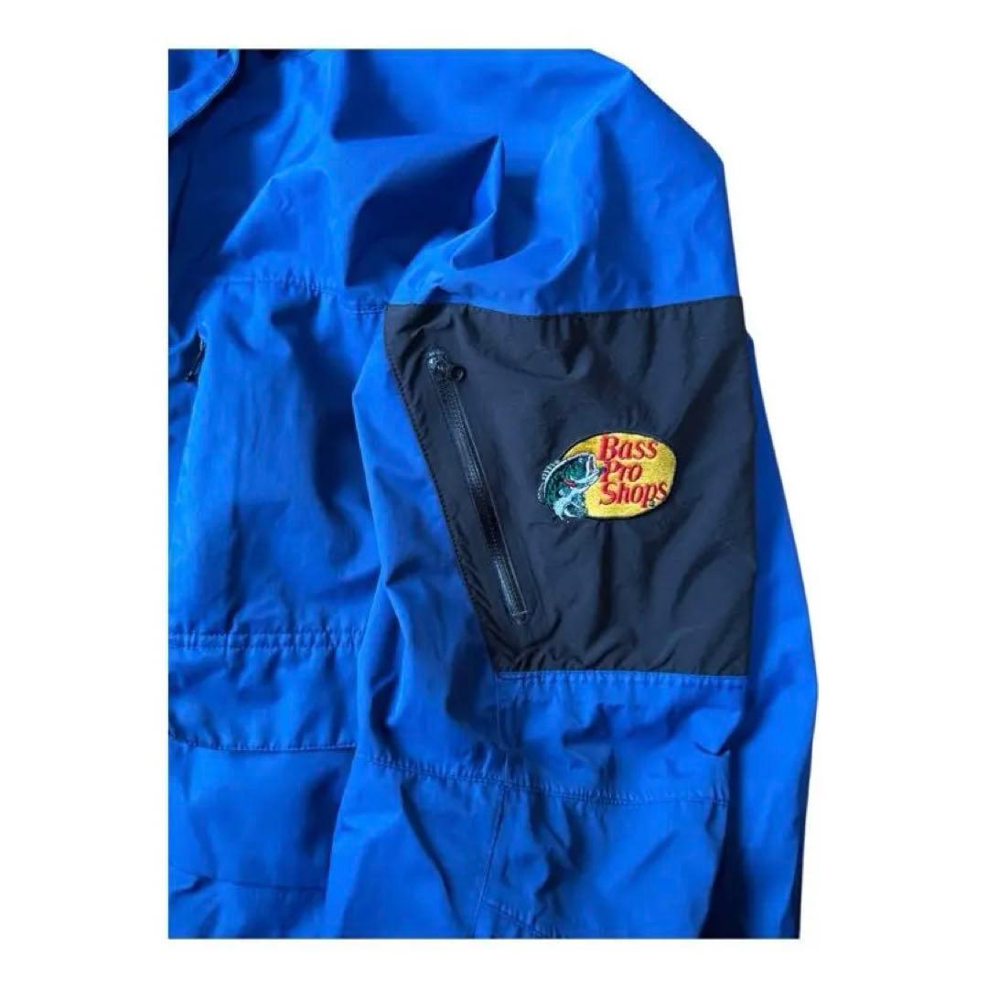 90s Bass Pro Shops BONE-DRY アウトドア　ブルー　L