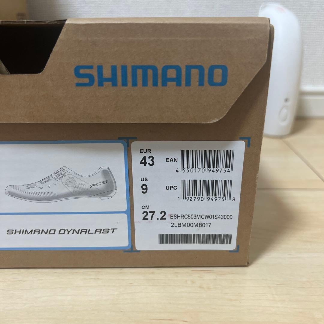 SHIMANO RC5 ホワイト シューズ27.2cm