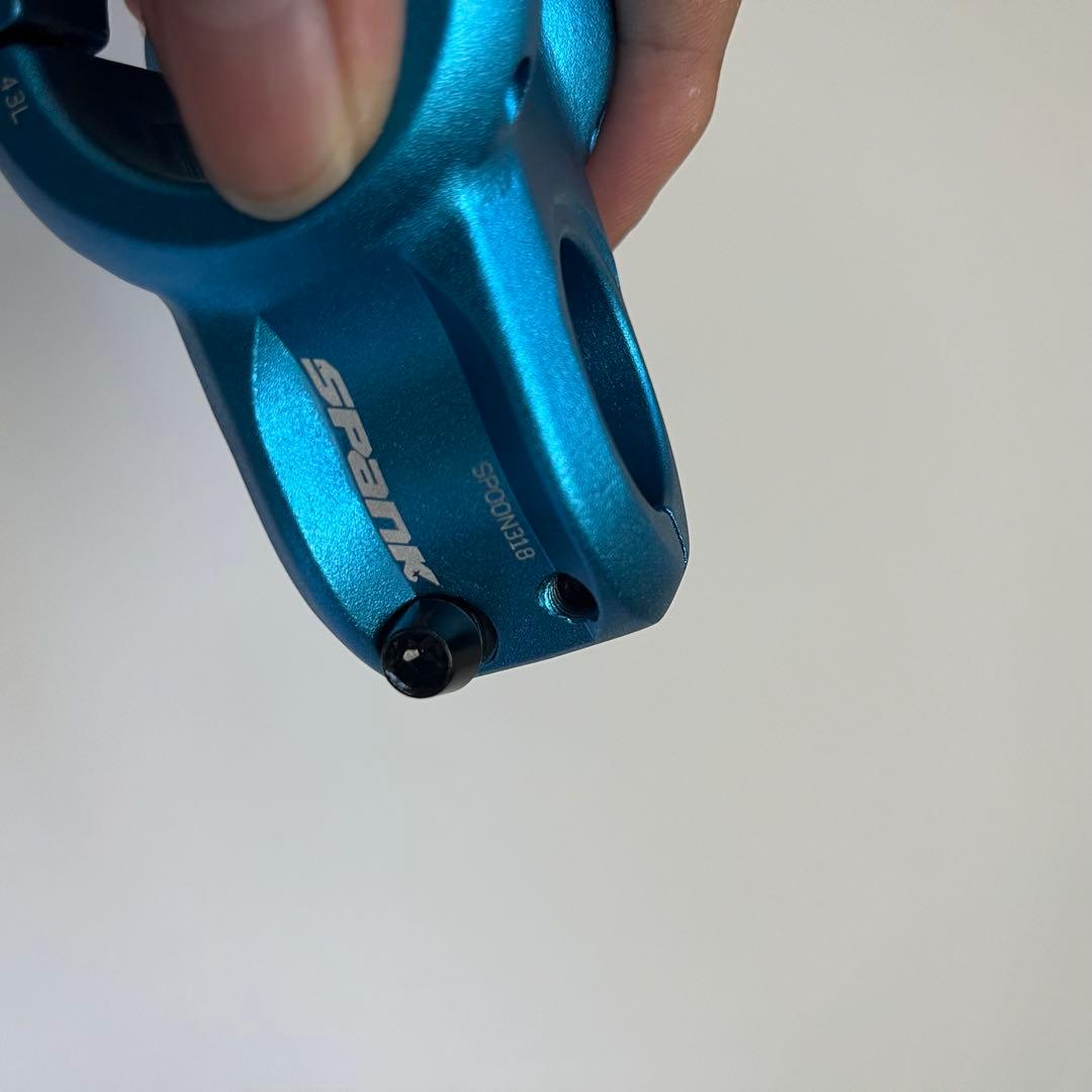 SPANK SPOON 318 ステム ブルー 31.8 MTB マウンテン