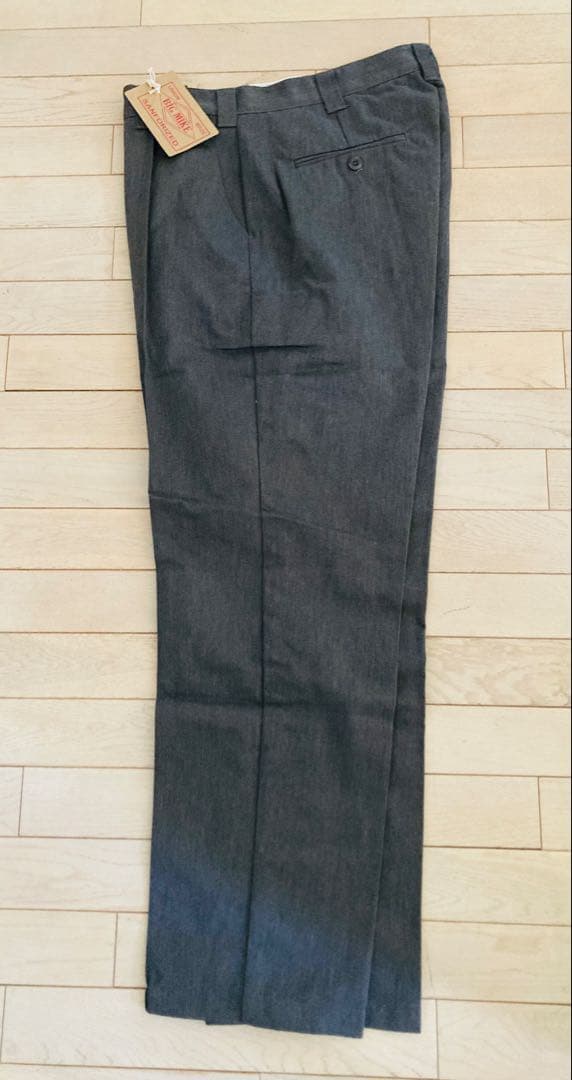 BIG MIKE ★ピンタックチノワークパンツ★杢グレー32インチ新品未使用品