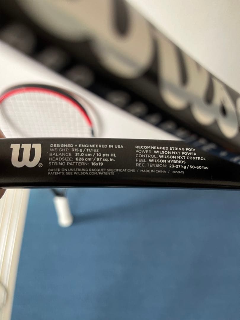 Wilson pro staff 97 テニスラケット 2本セット