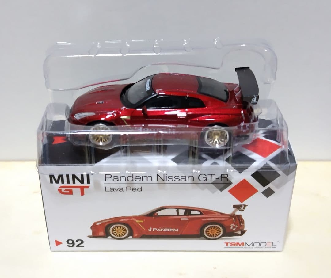 ミニカー MINI GT No.92 Pandem GT-R Lava Red
