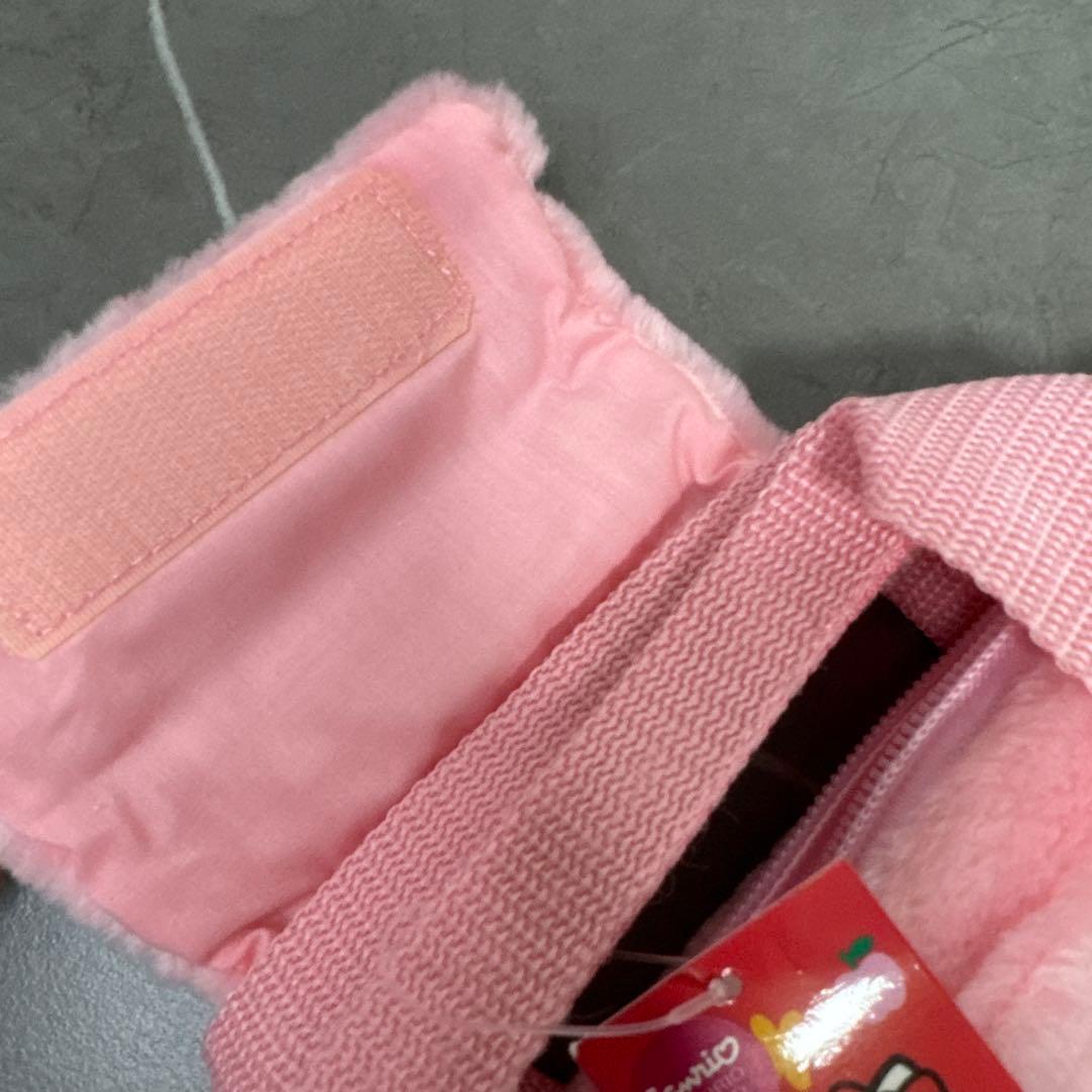 サンリオ　ハローキティ　バッグ　ミニバッグ　もこもこ　レトロ　当時物