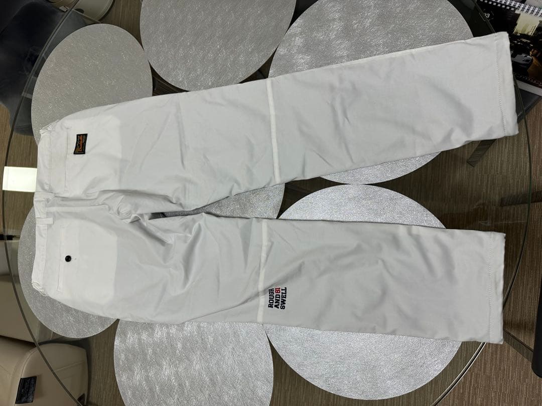 rough swell Mサイズ ホワイトパンツ RSDロゴ