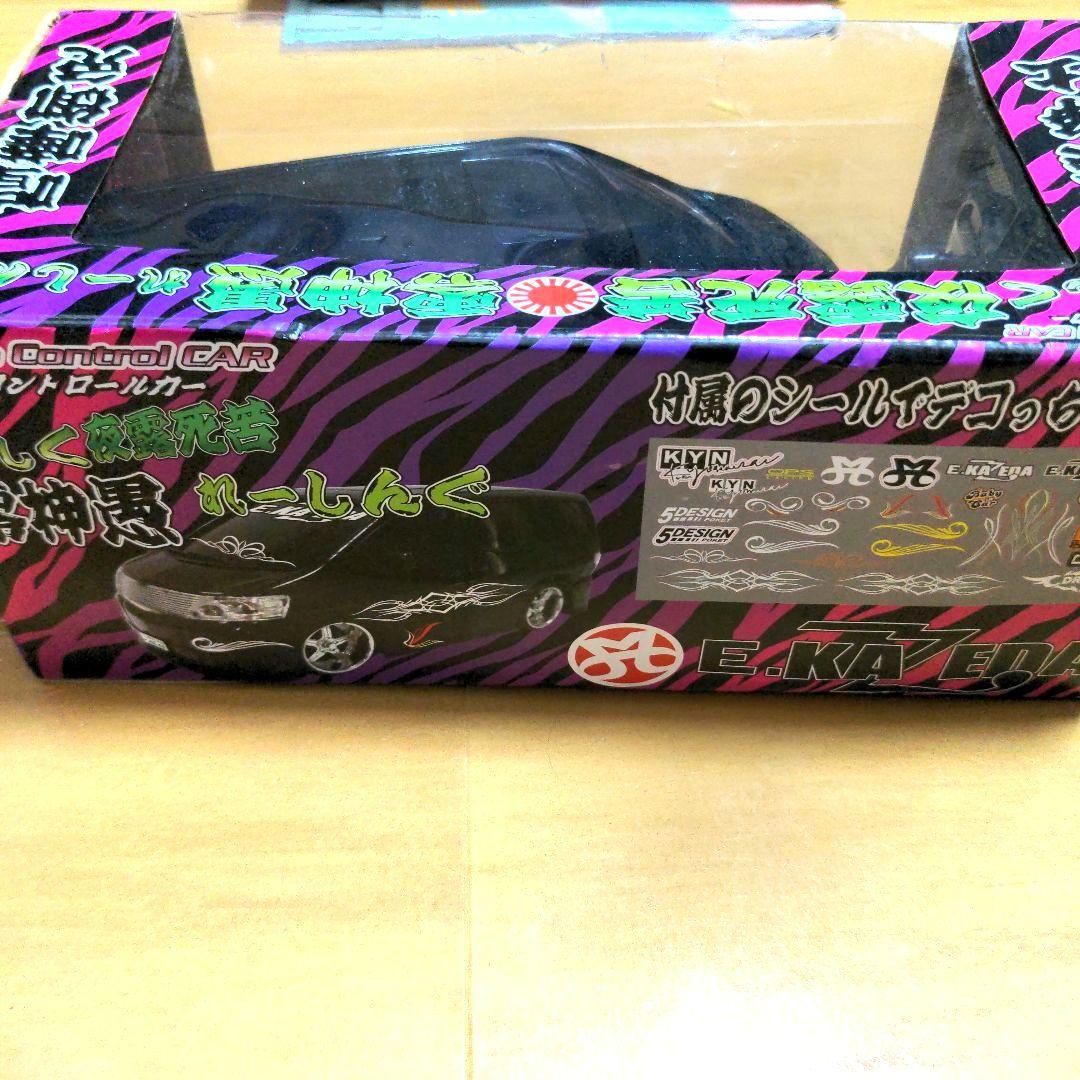 E.KAZEDA 夜露死苦零神愚 黒 ワゴン車 1/18スケール ラジコン