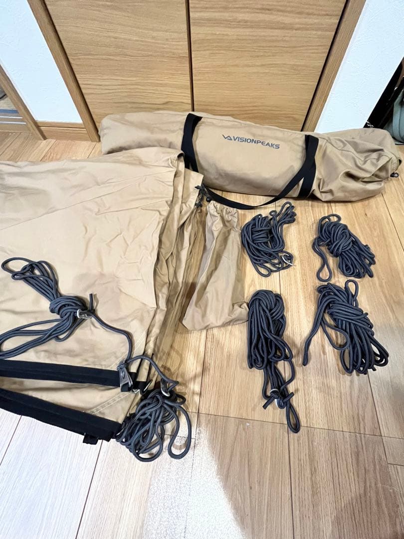 DODビッグタープポール2セットVISIONPEAKSレクタタープ