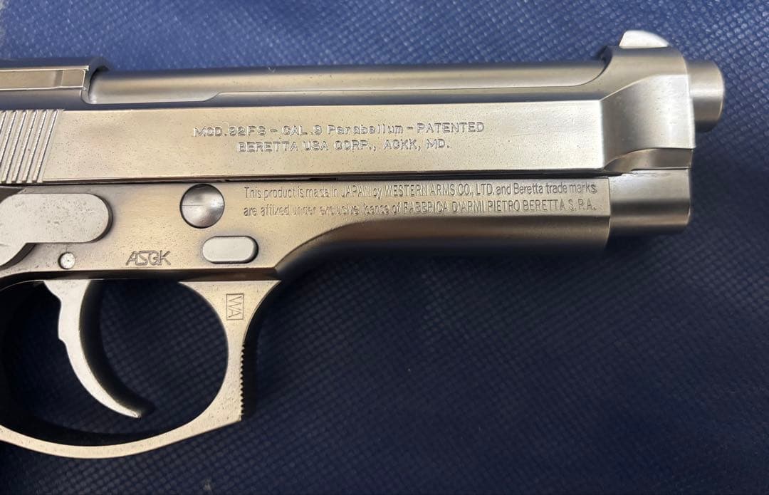 WA ベレッタM92FS INOX　マグナブローバック　エアソフトガン