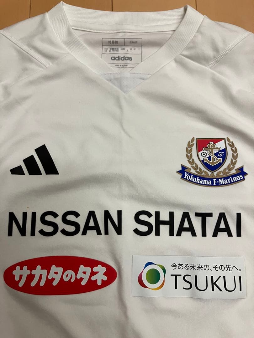 横浜Fマリノス　実使用　支給　サッカー　トレーニングウェア　半袖　ユニフォーム