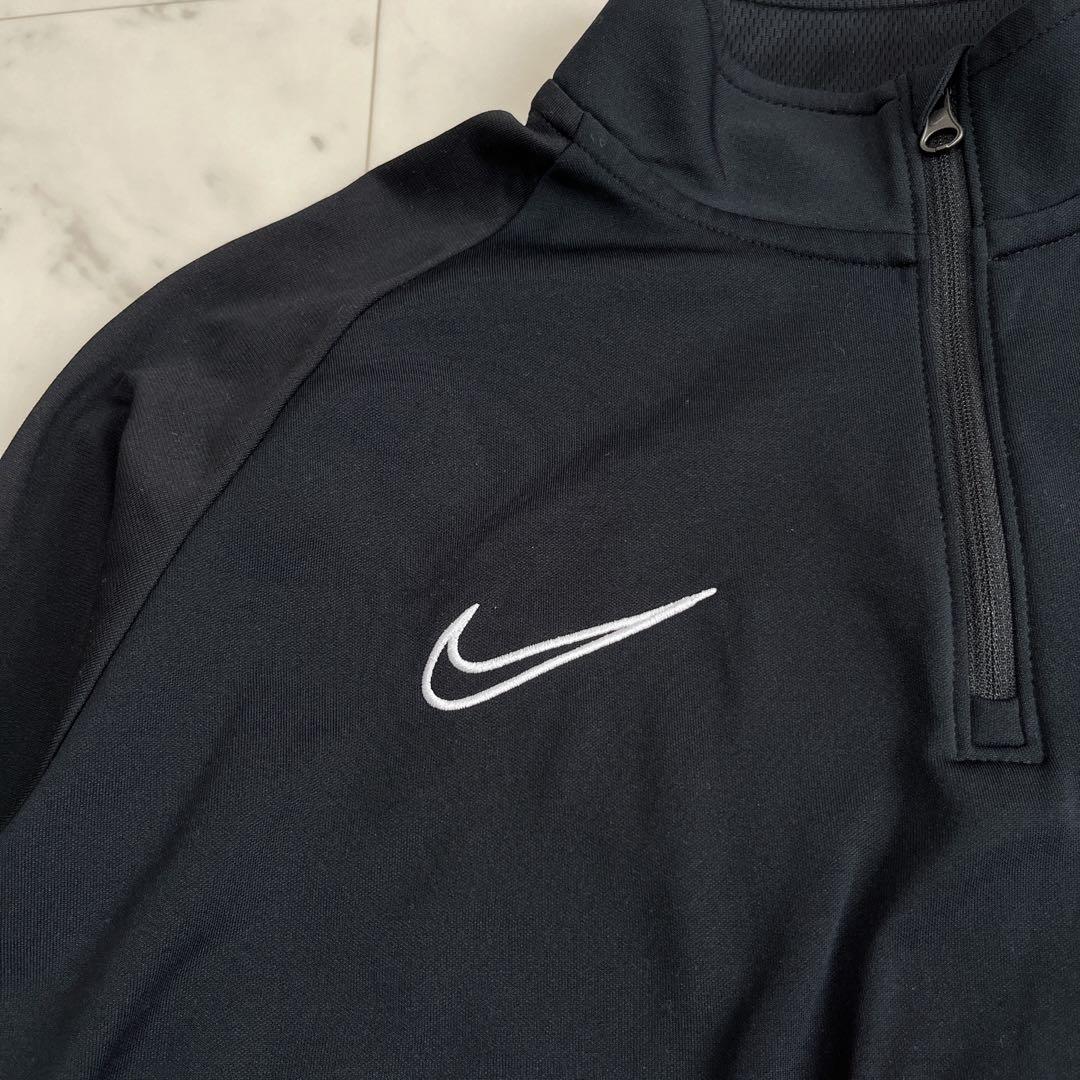 NIKE セットアップ トラックジャケット ハーフジップ ブラック 刺繍