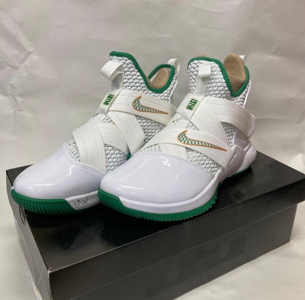 シューズ(男性用) Nike LeBron Soldier XII 12 Irish EP