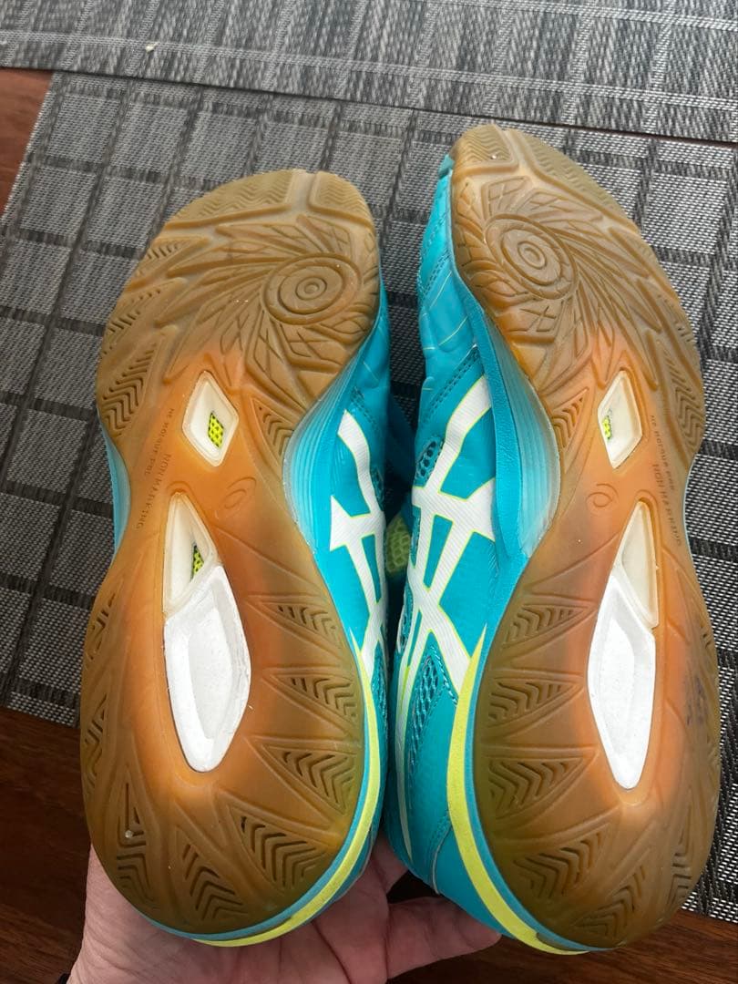 デスタッキ 6 K　ターコイズブルー×ホワイト　【asics|アシックス】