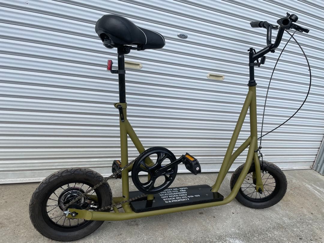 オリーブグリーン SKATER BIKE　スケーター　自転車　札幌　北海道