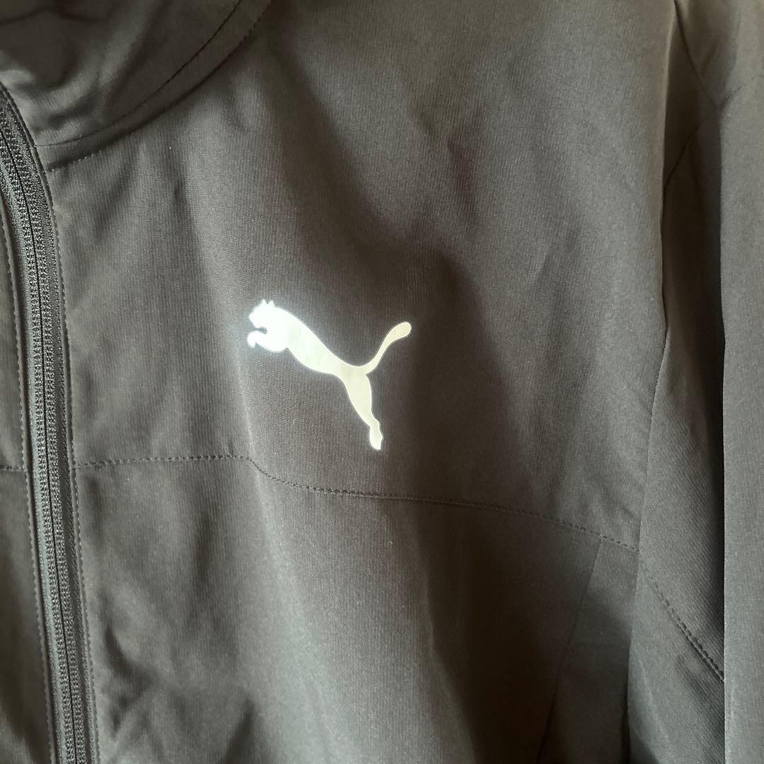 PUMA ブラック ウィンドブレーカー　清水エスパルス