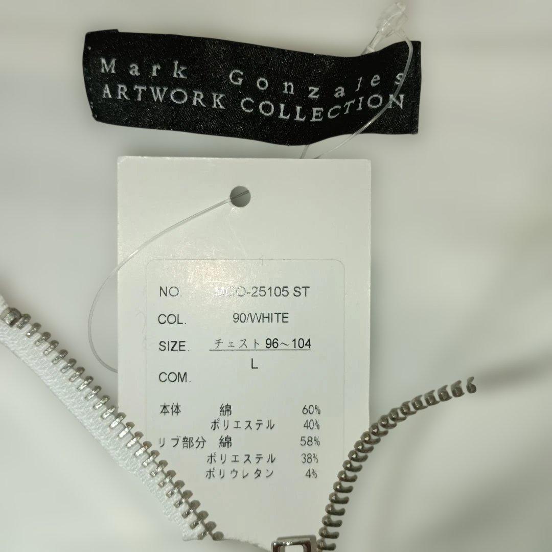 Mark Gonzales オリジナルアート パーカー L ホワイトスケーター