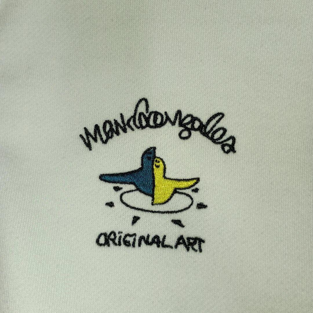 Mark Gonzales オリジナルアート パーカー L ホワイトスケーター