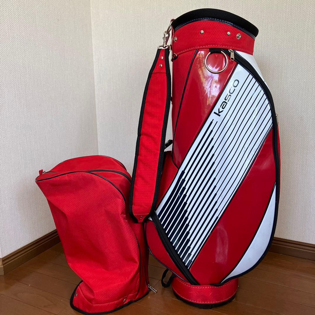 AB-195 キャスコ 中古キャディバッグ カート型 6分割 ※訳あり 送料無料