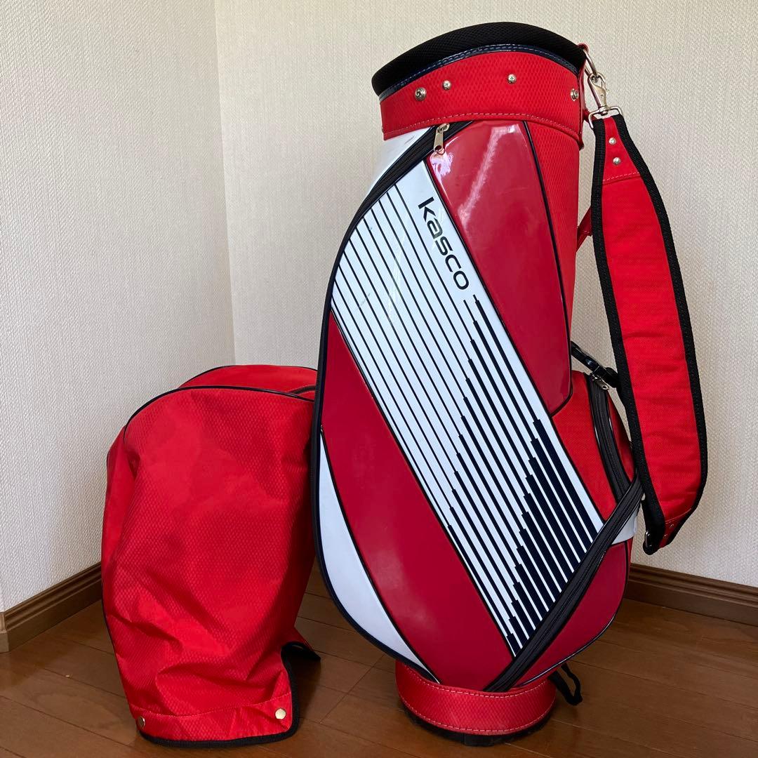 AB-195 キャスコ 中古キャディバッグ カート型 6分割 ※訳あり 送料無料