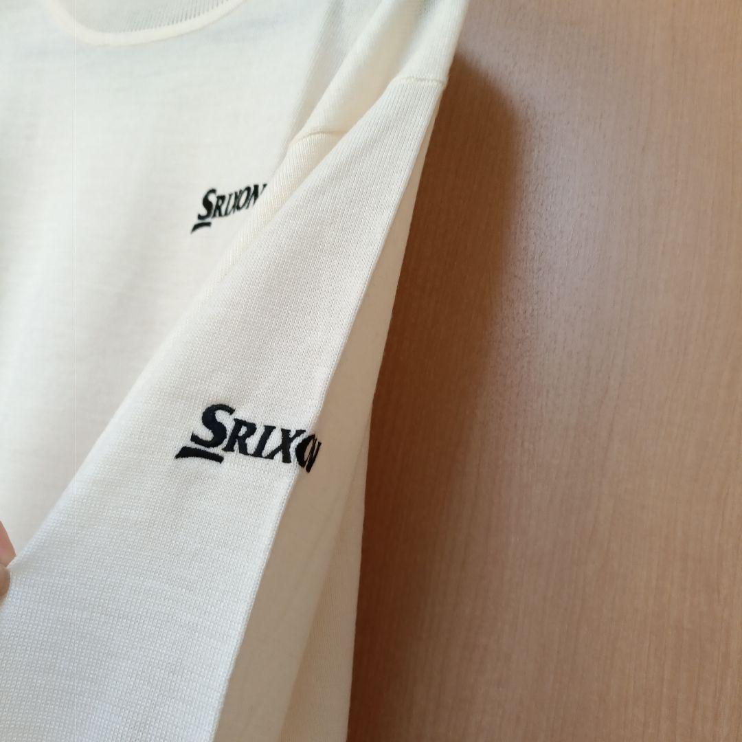 未使用 SRIXON ボーダー柄ハーフジップ・タートル薄手セーター2点セットLL