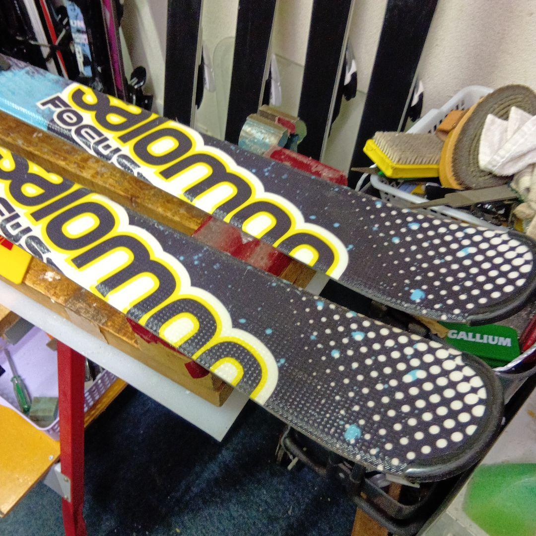 155cmサロモン（メンテナス済） 靴NORDICA27cmストック付