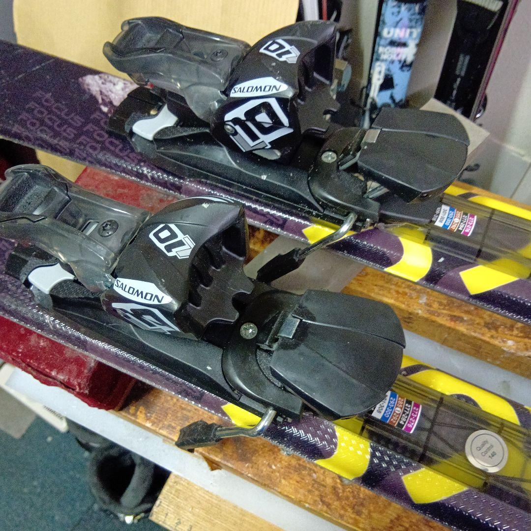 155cmサロモン（メンテナス済） 靴NORDICA27cmストック付