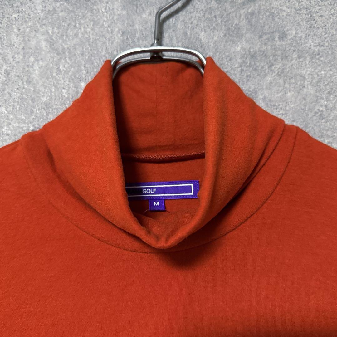 BEAMS GOLF ビームスゴルフ 微起毛 ハイネック シャツ オレンジ M
