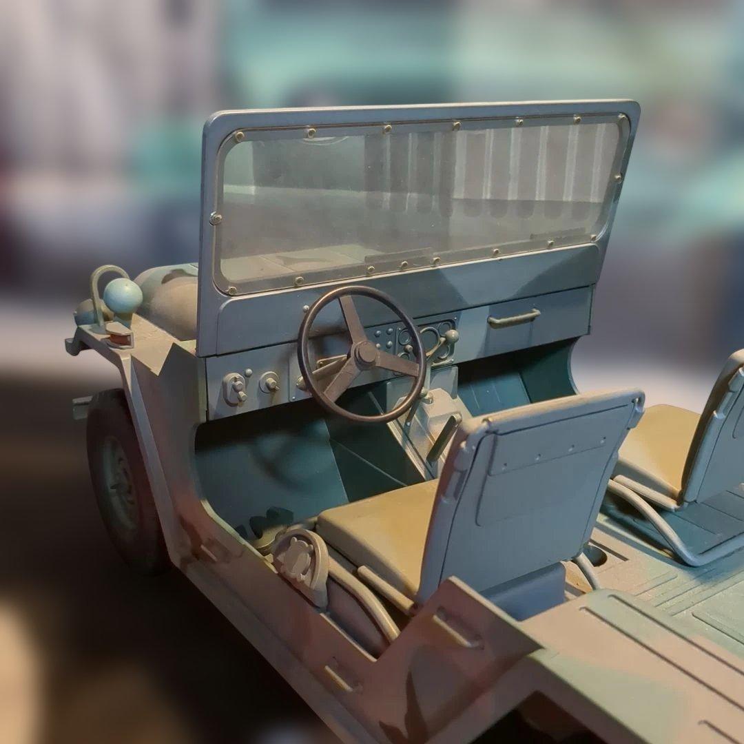 1/6 12インチ 第二次世界大戦 アメリカ軍ジープウィリスMB ウッドランド