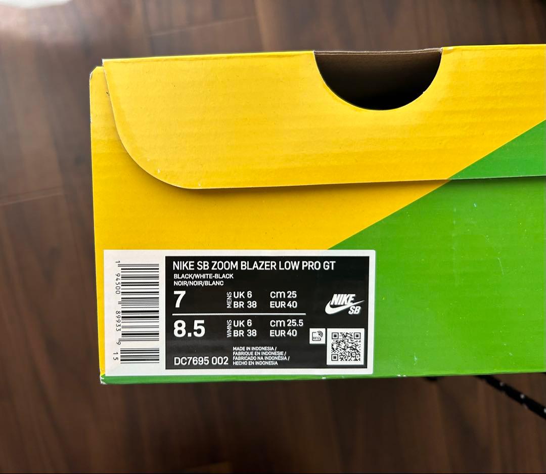 【新品未使用】NIKE SB ZOOM BLAZER LOW PRO GT