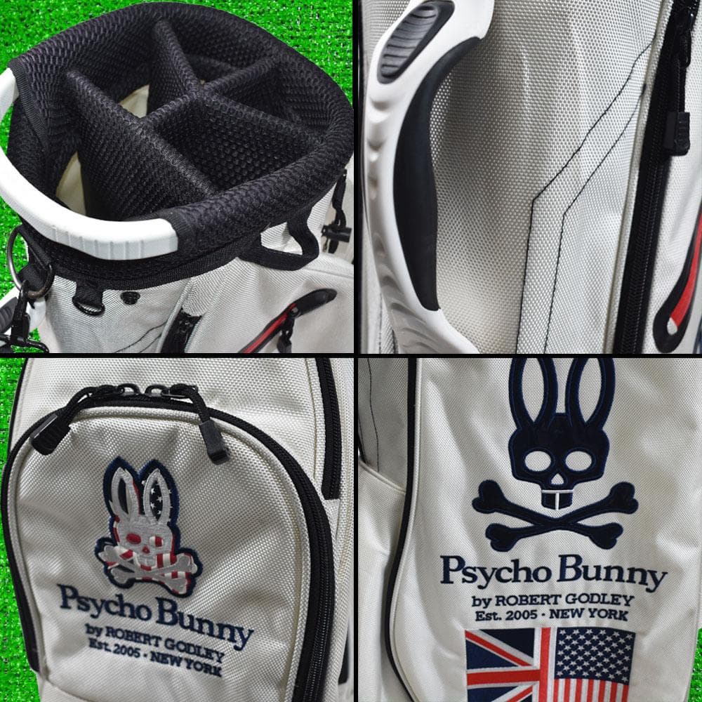 Psycho Bunny サイコバニー ゴルフ 軽量キャディバッグ 中古！