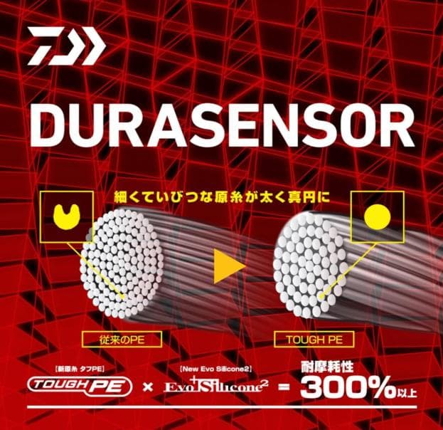 ダイワ PEライン ソルティガ デュラセンサー ×8+Si2 2号 1200m