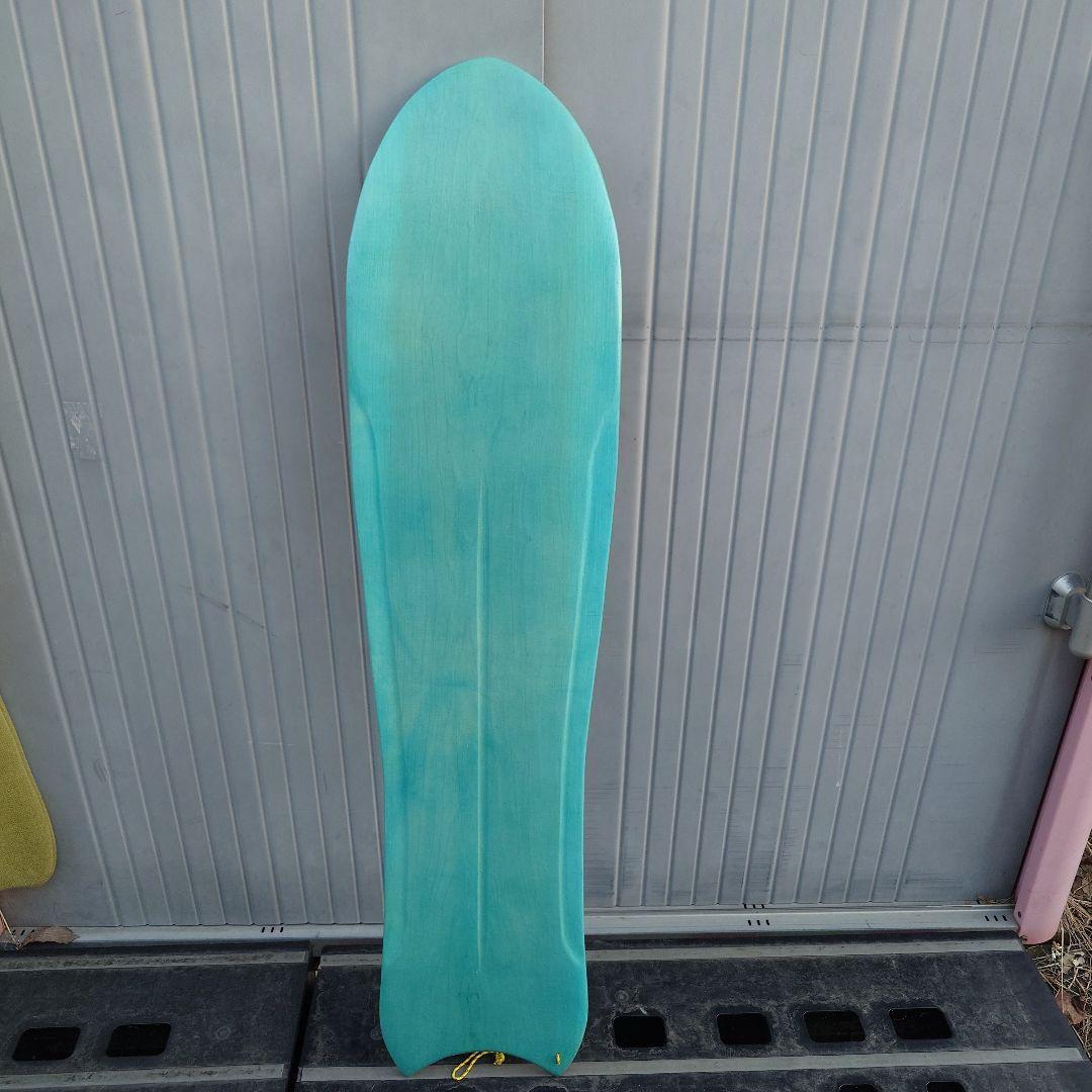雪板　完成品　128cm スノートイ　パウダー　おまけケース付き