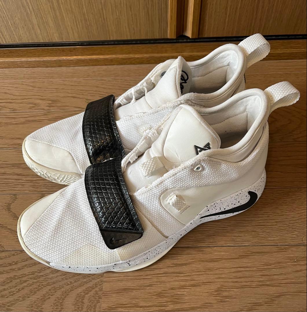 シューズ(男性用) Nike PG2.5 \"Team Bank White Black\"