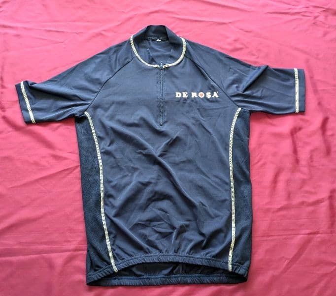 ☆イタリア製♪デローザ/DE ROSA サイクルジャージ♪上下ウェア♪ ネイビー