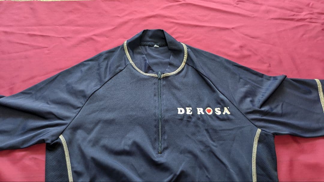 ☆イタリア製♪デローザ/DE ROSA サイクルジャージ♪上下ウェア♪ ネイビー