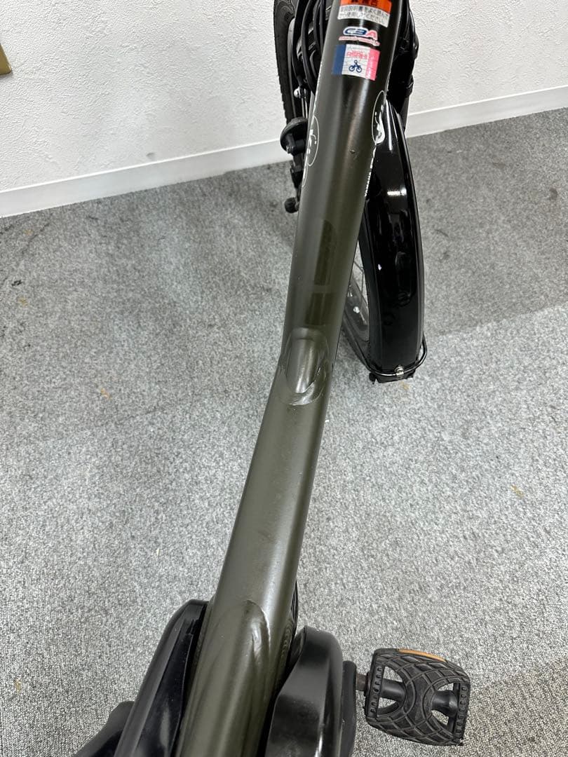 チャイルドシート付き電動自転車　ヤマハパスKISS 大型フロントカゴあり