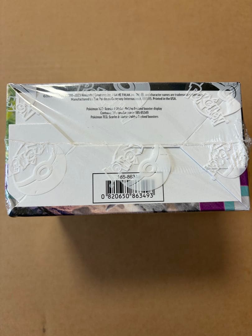 海外版　英語　POKÉMON PALDEA EVOLVED BOX 新品未開封