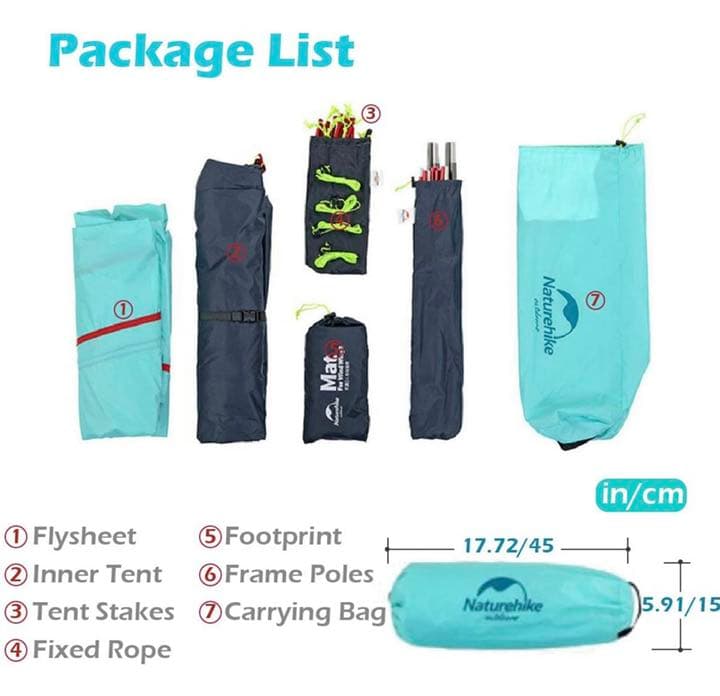 Naturalhike Silent Wing1 （1人用テント）