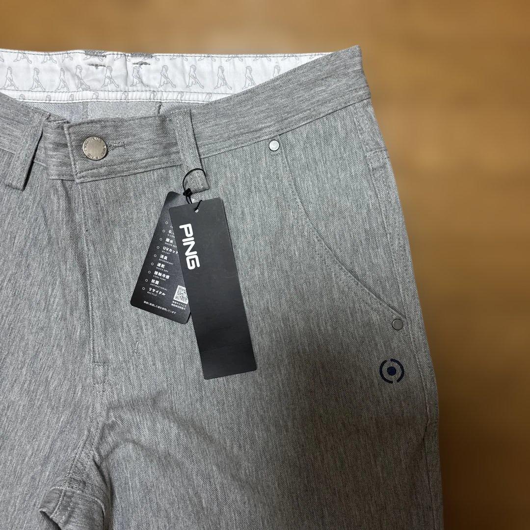 ☆新品☆PING ピン M グレー ストレッチ　秋冬　5ポケット