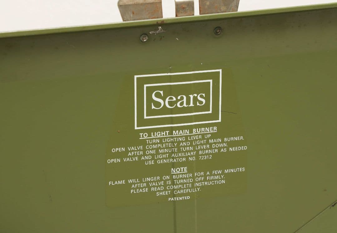 Sears ツーバーナーコンロ アボカドグリーン